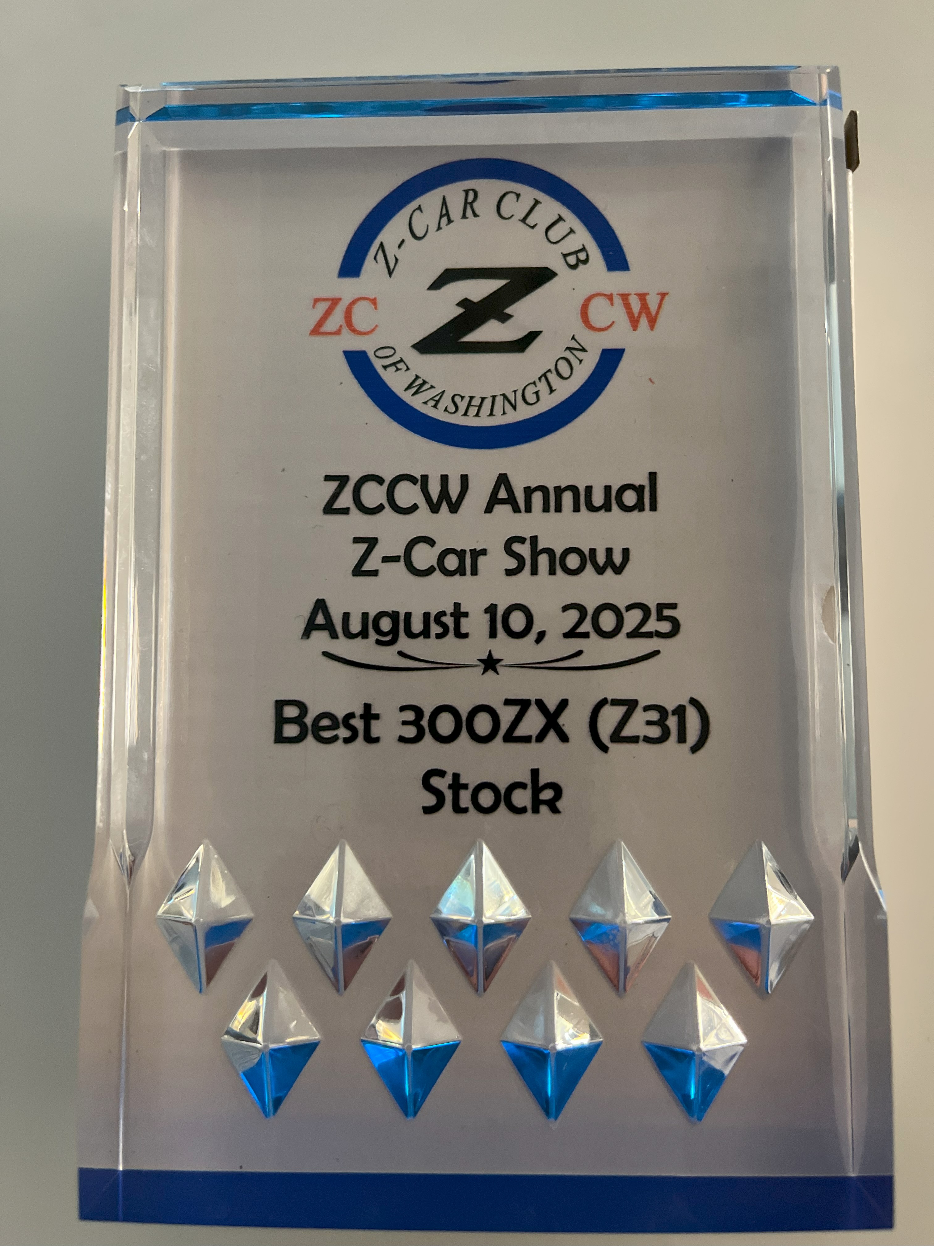 1985 Nissan 300ZX Club Award