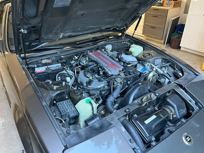 1985 Nissan 300ZX Engine Bay Passenger Side